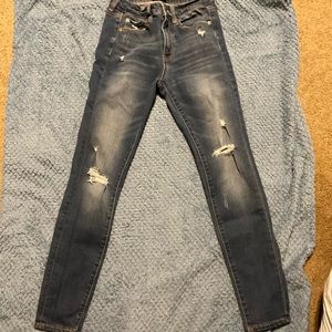 Aeropostale high rise skinny jeans